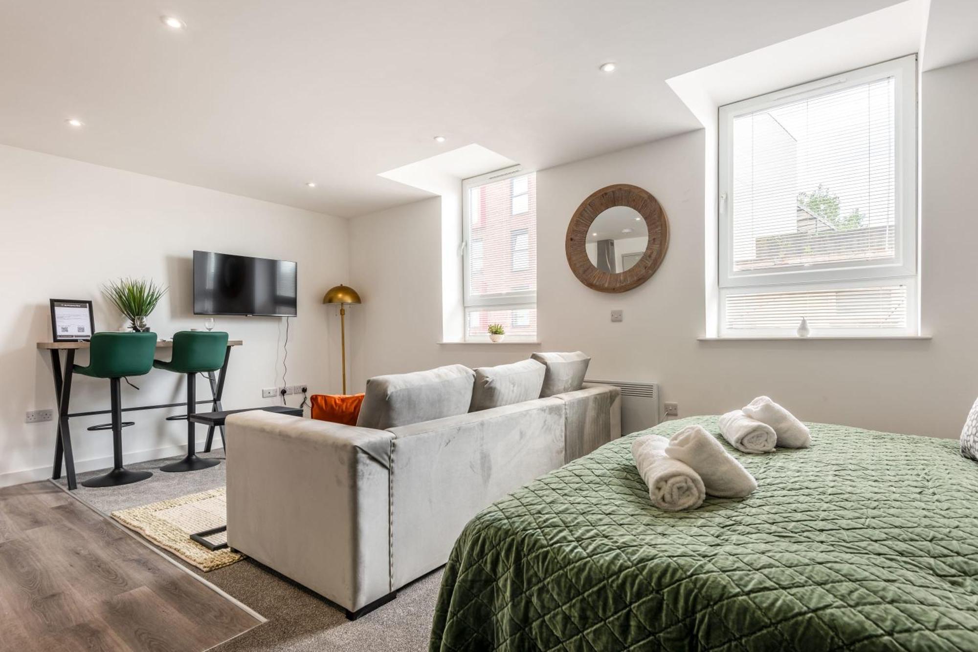 Contemporary 1 Bed Central Rotherham Studio Eksteriør bilde